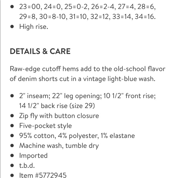 NEW • Frame Denim • Le Grand Garçon Shorts 27 Blue - Picture 5 of 8